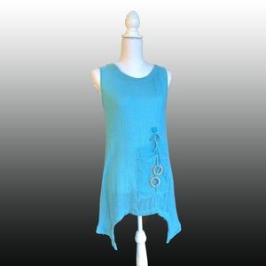 Kaktus tunic handkerchief hemline dress Sm - SALE!